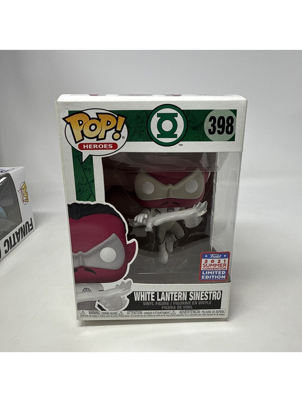 Funko Pop! White Lantern Sinestro #398 2021 Funko Summer Convention